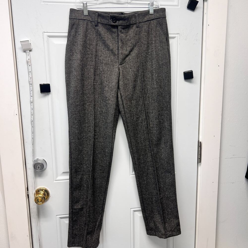 Women's Lee Reg Fit Straight Leg Size 12M Pants Vintage Y2K Dressy NOC3875